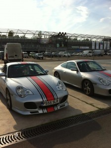 Pit stop at Monza.