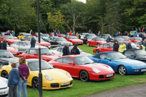 Porsches in the Glen.