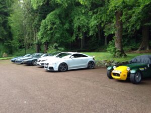 Poor wee Westfield with it's coat on.