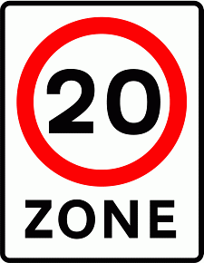 20 mph zone