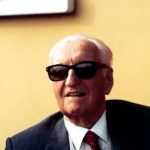 – Enzo Ferrari a Modena in occasione del passaggio della Mille Miglia Storica